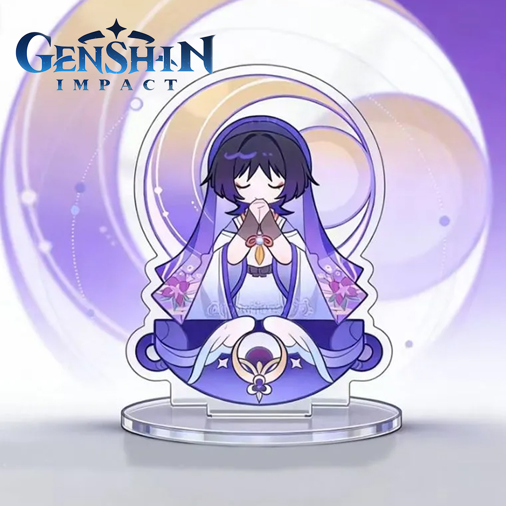 Figma Stand Set - Figurine de cosplay en acrylique Genshin