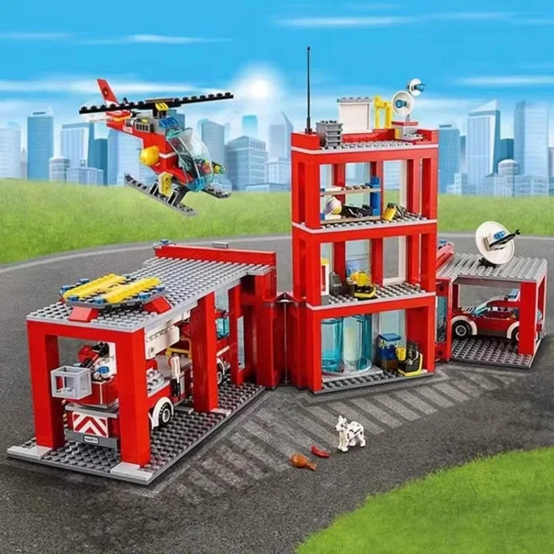 Ville pompier hélicoptère cami - Lego Set City avis et prix